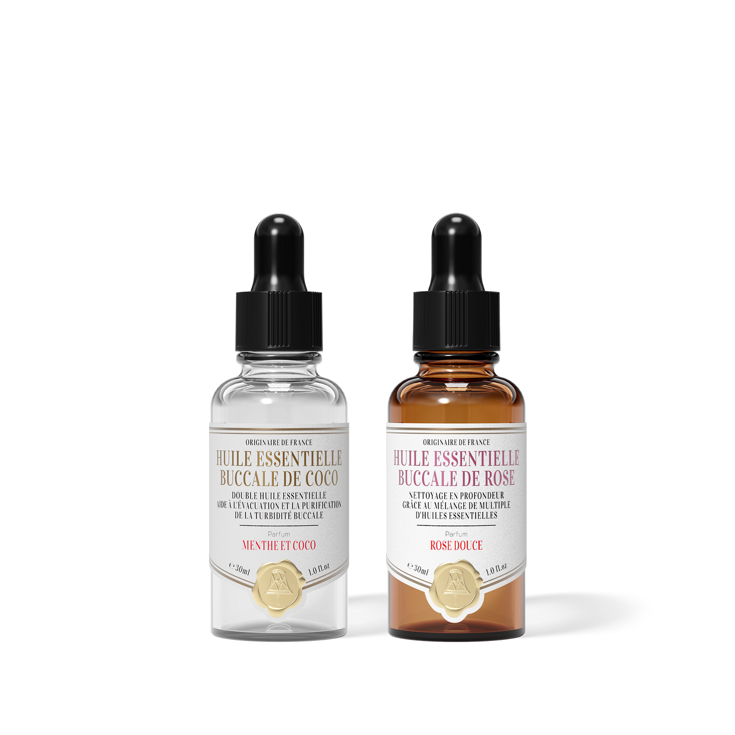 O.ggeguh Rose&Coconut Oral Essential Oil - e 30ml 1.0fl.oz. × 2
