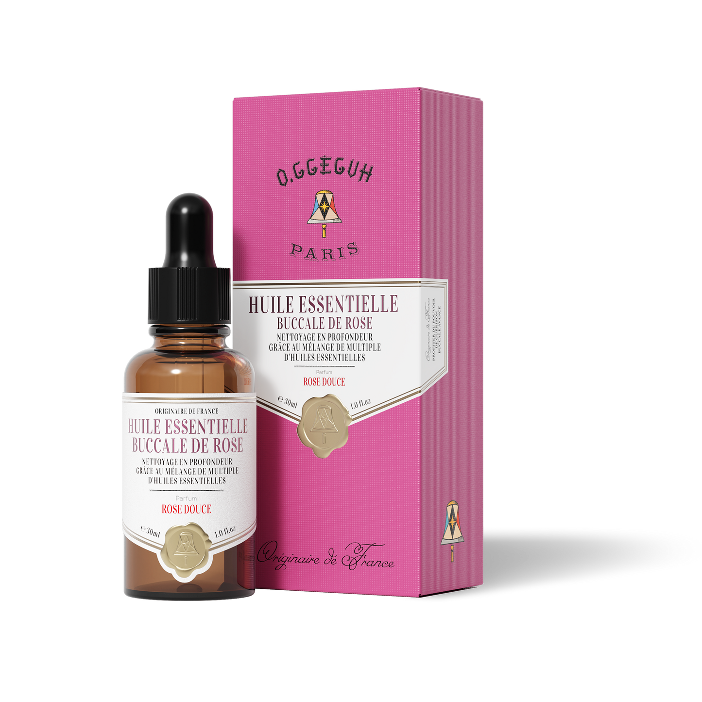 O.ggeguh Rose Oral Essential Oil - e 30ml 1.0fl.oz.
